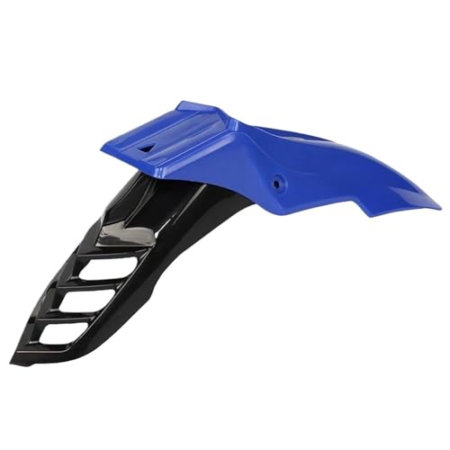 Spritzschutz Schutzabdeckung Motorrad Universal Front Fender Kotflügel Reifen Hugger Schutzblech (Schwarz Blau) von ZGVGFAFLPQ