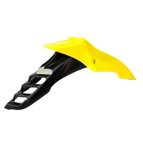Spritzschutz Schutzabdeckung Motorrad Universal Front Fender Kotflügel Reifen Hugger Schutzblech (Schwarz Gelb) von ZGVGFAFLPQ