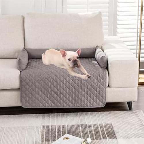 Kühlmatte for Hunde selbstkühlendes Pad for Hunde innen wasserdicht maschinenwaschbar Haustiermatte Katzen hält Ihr Haustier im Sommer kühl und bequem(Light Gray,90x90cm/35.4x35.4in) von ZGWRYI