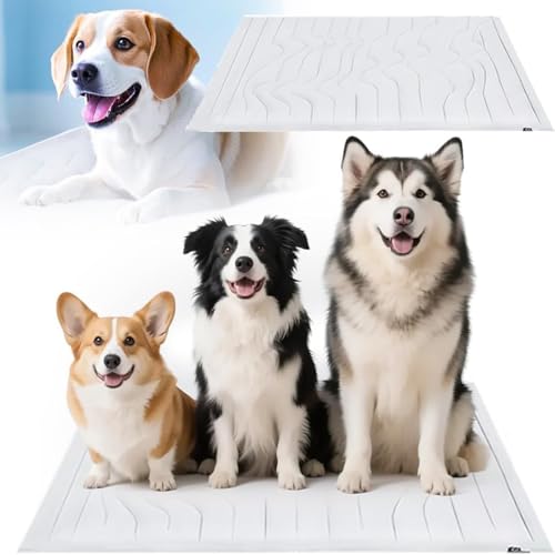 Summer Dog Bed,Pet Ice Cooling Mat,Washable Cool mats for Dogs and Cats,Comfortable pets Cold pad fors Hot summers Days(Gray,91 * 58cm) von ZGWRYI