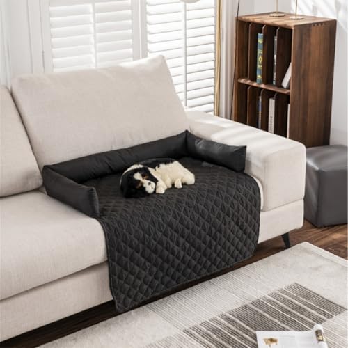 The Innovative Cooling Mat for Dogs Cooling Mat Dog Made of Cooling Fabric Reversible Machine Washable Self-Cooling Pads for Dogs and Cats for Home Travel(Black,75x120cm/29.5x47.2in) von ZGWRYI