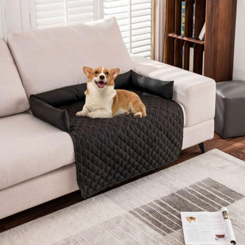 The Innovative Cooling Mat for Dogs Cooling Mat Dog Reversible cooling Fabric Mat for dogs and Cats Machine Washable Self-cooling Cool Bed Ideal for Home Travel(Black,90x135cm/35.4x53.1in) von ZGWRYI