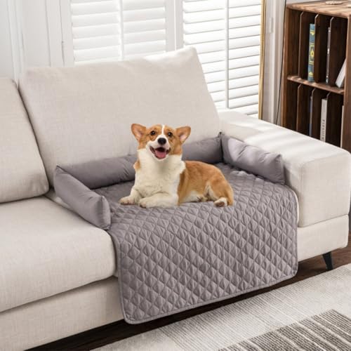 The Innovative Cooling Mat for Dogs Cooling Mat Dog Reversible cooling Fabric Mat for dogs and Cats Machine Washable Self-cooling Cool Bed Ideal for Home Travel(Light Gray,90x90cm/35.4x35.4in) von ZGWRYI