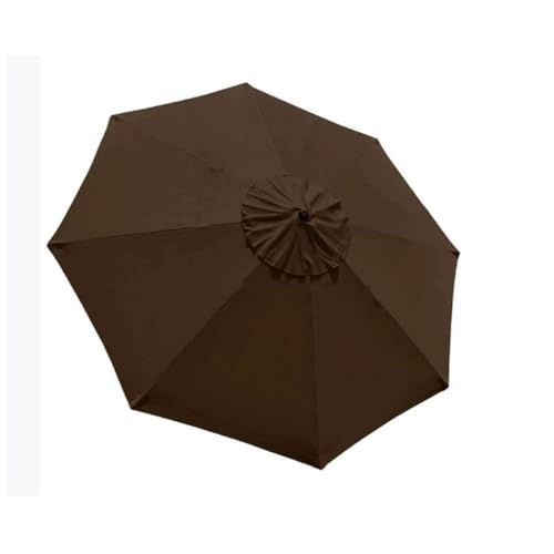 ZGWRYI Balcony Parasol Replacement Cover Parasol Replacement Parasol Cover UV Protection Cantilever Covers,for Garden Umbrella,Patio Umbrella(Coffee,2.7m 8 Ribs) von ZGWRYI