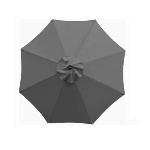ZGWRYI Balcony Parasol Replacement Cover Parasol Replacement Parasol Cover UV Protection Cantilever Covers,for Garden Umbrella,Patio Umbrella(Gray,2.7m 8 Ribs) von ZGWRYI