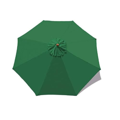 ZGWRYI Balcony Parasol Replacement Cover Parasol Replacement Parasol Cover UV Protection Cantilever Covers,for Garden Umbrella,Patio Umbrella(Green,2.7m 6 Ribs) von ZGWRYI