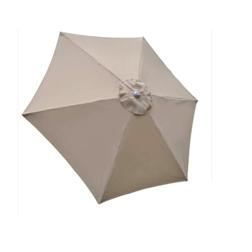ZGWRYI Balcony Parasol Replacement Cover Parasol Replacement Parasol Cover UV Protection Cantilever Covers,for Garden Umbrella,Patio Umbrella(Khaki,2.7m 8 Ribs) von ZGWRYI