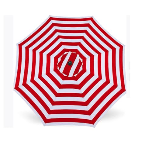 ZGWRYI Balcony Parasol Replacement Cover Parasol Replacement Parasol Cover UV Protection Cantilever Covers,for Garden Umbrella,Patio Umbrella(Red and White,3m 8 Ribs) von ZGWRYI