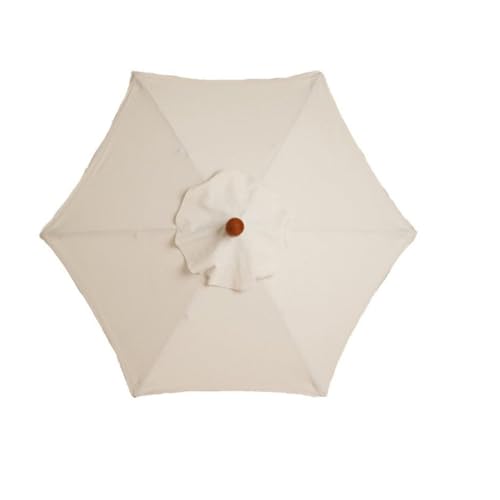 ZGWRYI Balcony Parasol Replacement Cover Parasol Replacement Parasol Cover UV Protection Cantilever Covers,for Garden Umbrella,Patio Umbrella(White,2.7m 8 Ribs) von ZGWRYI