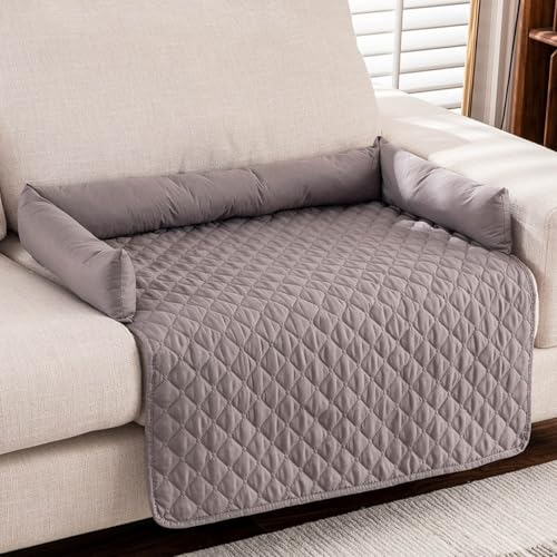 Cooling Dog Bed,dog Blanket Sofa,Car Mat,sofa Nest Small and Medium cat and Dogs Pet Pad,Machine Washable(Gray,90 * 90cm) von ZGWRYI