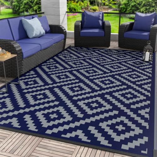 ZGWRYI Outdoor-Teppich Kristallsamt Garten leicht zu reinigen Terrassenteppich tragbare Matte for Camping Deck Strand Picknick Hinterhof(Style 5,100 * 160CM) von ZGWRYI