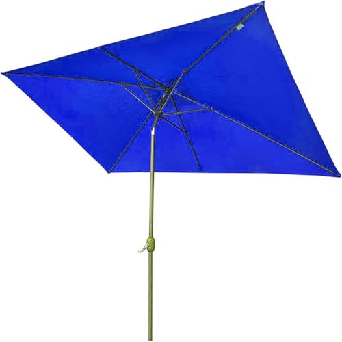 ZGWRYI Rectangular Parasol Replacement Cover 300 x 200 cm Garden Umbrella Patio Umbrella Parasol Rectangular Tilting Large Umbrella for Balcony,Patio,Garden(Blue) von ZGWRYI