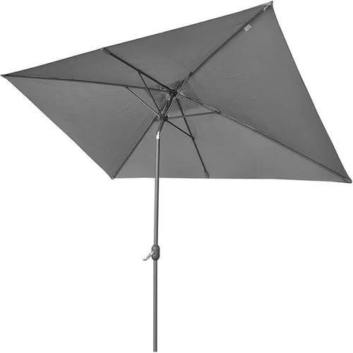 ZGWRYI Rectangular Parasol Replacement Cover 300 x 200 cm Garden Umbrella Patio Umbrella Parasol Rectangular Tilting Large Umbrella for Balcony,Patio,Garden(Gray) von ZGWRYI