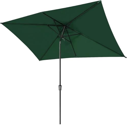 ZGWRYI Rectangular Parasol Replacement Cover 300 x 200 cm Garden Umbrella Patio Umbrella Parasol Rectangular Tilting Large Umbrella for Balcony,Patio,Garden(Green) von ZGWRYI
