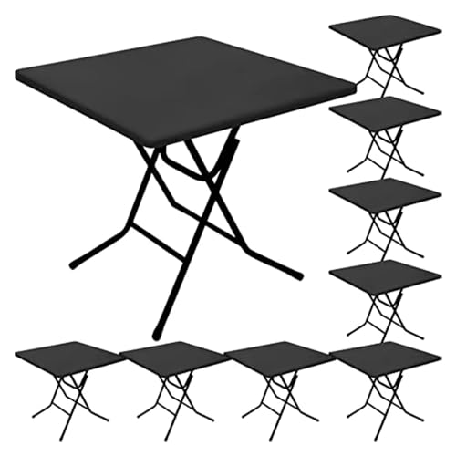 ZGXNYI Nappe Table Exterieur 34 x 34 Zoll quadratische Spandex-Tischdecke, Stretch-Tischdecke, elastische Cocktail-Polyester-Picknicktisch-Abdeckung, waschbar Nappe(1pc) von ZGXNYI