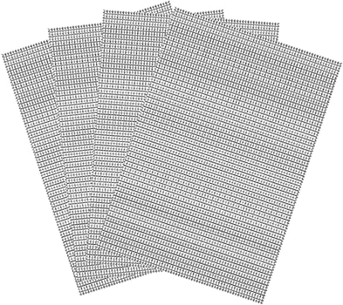 4er Wire Mesh, Edelstahl Wire Mesh Feinmaschig Gitter, Edelstrahl Drahtgitter Fliegengitter Maschendraht Filternetz Nagetier mit 1mm Masche für Luftziegel 15x21cm (20 mesh) von ZGYJ-EU