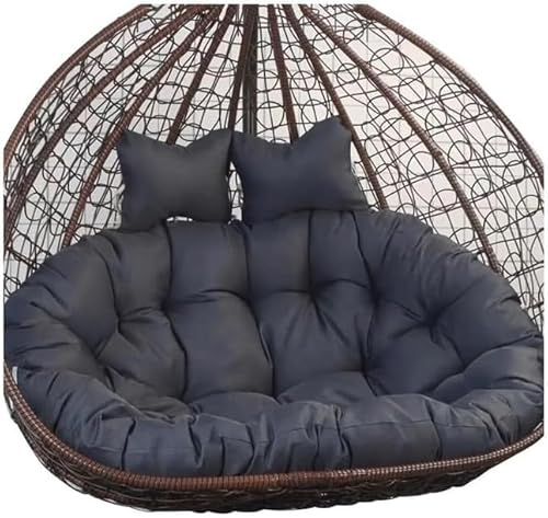 ZGantrix Hängesessel Kissen, Twin Sitzkissen Hängesessel 2 Personen, Ultra Dick Anti-Verformung Auflagen Polster für Schwingsessel, Outdoor Indoor HäNgesessel Polsterauflage ZGantrix Hängesessel Kissen, Twin Sitzkissen Hängesessel 2 Personen, Ultra Dick Anti-Verformung Auflagen Polster für Schwingsessel, Outdoor Indoor HäNgesessel Polsterauflage von ZGantrix