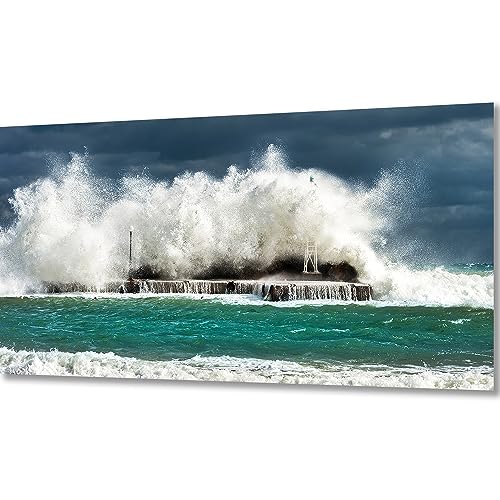 ZGmaxCL 5D Diamanten Gemälde Set Puzzles DIY Diamant Malerei Kit Erwachsene Kinder Full Groß Ozean Wellen Aesthetic Home Wanddekor 100x50cm von ZGmaxCL