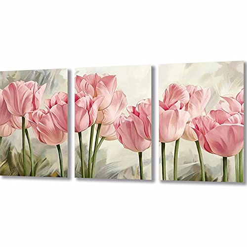 ZGmaxCL DIY 5D Diamant Malerei Set Puzzles Diamant Painting Bilder Erwachsene Groß rosa Tulpen Aesthetic Home Wanddekor 100x40cm ZGmaxCL DIY 5D Diamant Malerei Set Puzzles Diamant Painting Bilder Erwachsene Groß rosa Tulpen Aesthetic Home Wanddekor 100x40cm von ZGmaxCL