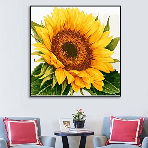 ZGmaxCL DIY 5D Diamant Malerei Set Puzzles Diamant Painting Set Erwachsene Groß Sonnenblume Room Wanddekoration 60x60cm ZGmaxCL DIY 5D Diamant Malerei Set Puzzles Diamant Painting Set Erwachsene Groß Sonnenblume Room Wanddekoration 60x60cm von ZGmaxCL