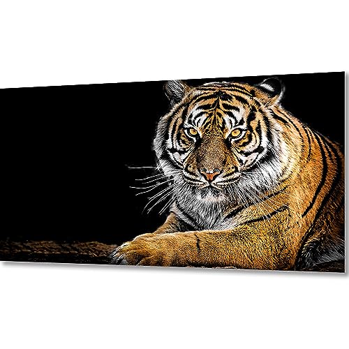 ZGmaxCL DIY 5D Diamond Painting Set Puzzles Stickerei Strass Diamant Malerei Erwachsene Kinder Full Groß Süßer Tiger Wall Dekoration 100x50cm von ZGmaxCL