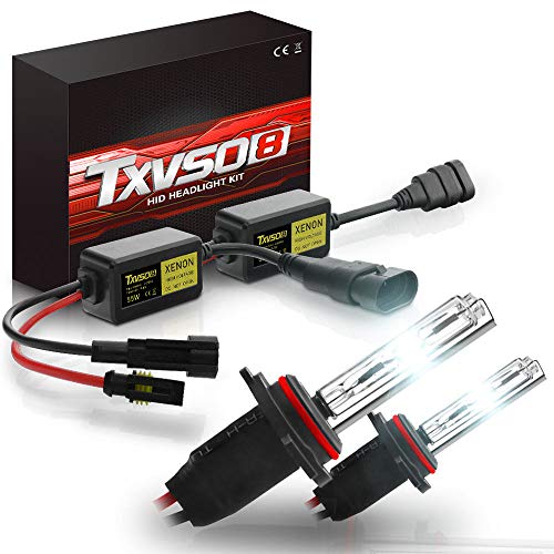 ZH-VBC 9005 HB3 12V 55W Xenon Lampen, Xenon HID Conversion Kit Scheinwerfer, Hell Weiß Xenon Look Ersatz Scheinwerfer Halogen Auto Lampe, 6000K/8000K/10000K/12000K,6000K von TXVSO8