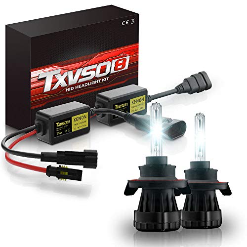ZH-VBC H13 12V 55W Xenon Lampen, Xenon HID Conversion Kit Scheinwerfer, Hell Weiß Xenon Look Ersatz Scheinwerfer Halogen Auto Lampe, 6000K/8000K/10000K/12000K,10000K von TXVSO8