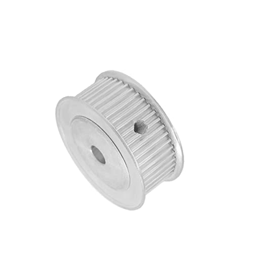ZHAJNG 38 Zähne HTD3M Aluminium-Zahnriemenscheibe 38T AF-Typ for Zahnriemenbreite 10 mm, Bohrung 6 mm, 10 mm(Bore 19mm Keyway 6x2.8) von ZHAJNG