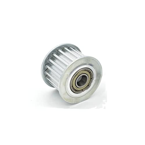 ZHAJNG 50 Zähne HTD5M 5M-50T Umlenkrolle for Riemenbreite 20mm Spannrad mit Lagerführung 50 Zähne 50T(Bore 17mm With Teeth) von ZHAJNG