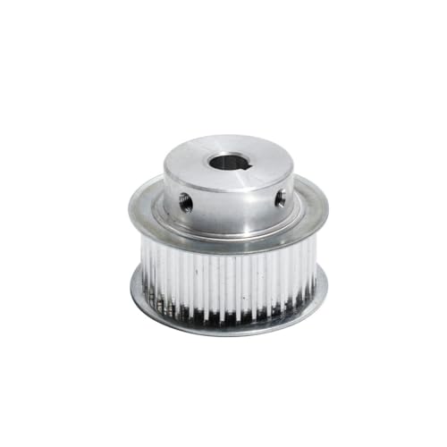 ZHAJNG HTD5M 35 Zähne 5M-35T Zahnriemenscheibe Zahnriemenscheibe for Zahnriemenbreite 15mm CNC-Riemenscheibe(Bore 10mm Keyway 4x1.8) von ZHAJNG