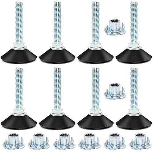 Möbelfüße Verstellbar Regulierschraube Verstellschraube Stellfüße Metall mit Einschlagmutter M10x 50mm Für Möbelfüße Tischbeine Stahl Verzinkt 8stk Nivellierfüße +8stk Einschlagmutter Möbelfüße Verstellbar Regulierschraube Verstellschraube Stellfüße Metall mit Einschlagmutter M10x 50mm Für Möbelfüße Tischbeine Stahl Verzinkt 8stk Nivellierfüße +8stk Einschlagmutter von ZHANChen