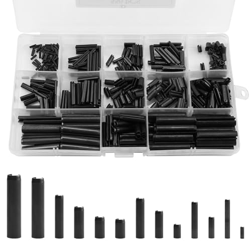 Spannstift Hohlsplinte Sortiment 550 Stück Hohl Federstifte Manganstahl Spannstift Sortiment Kerbstifte Sortiment Sicherungsstift Spannstifte - M1.5/M2/M2.5/M3/M4/M5/M6 Spannstift Hohlsplinte Sortiment 550 Stück Hohl Federstifte Manganstahl Spannstift Sortiment Kerbstifte Sortiment Sicherungsstift Spannstifte - M1.5/M2/M2.5/M3/M4/M5/M6 von ZHANChen