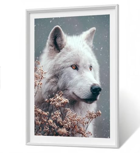 5D DIY Diamond Painting Set - Tier Diamant Painting Kinder, Wolf Full Drill Bastelset für Erwachsene, Diamant Kunst Bilder Mosaic Stickerei für Home Wand Dekor 40x50cm ZBSF276 5D DIY Diamond Painting Set - Tier Diamant Painting Kinder, Wolf Full Drill Bastelset für Erwachsene, Diamant Kunst Bilder Mosaic Stickerei für Home Wand Dekor 40x50cm ZBSF276 von ZHANGBINGSHENDIAN