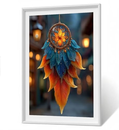 5D DIY Diamond Painting Set - Traumfänger Diamant Painting Kinder, Blume Full Drill Bastelset für Erwachsene, Diamant Kunst Bilder Mosaic Stickerei für Home Wand Dekor 40x50cm ZBSF366 5D DIY Diamond Painting Set - Traumfänger Diamant Painting Kinder, Blume Full Drill Bastelset für Erwachsene, Diamant Kunst Bilder Mosaic Stickerei für Home Wand Dekor 40x50cm ZBSF366 von ZHANGBINGSHENDIAN