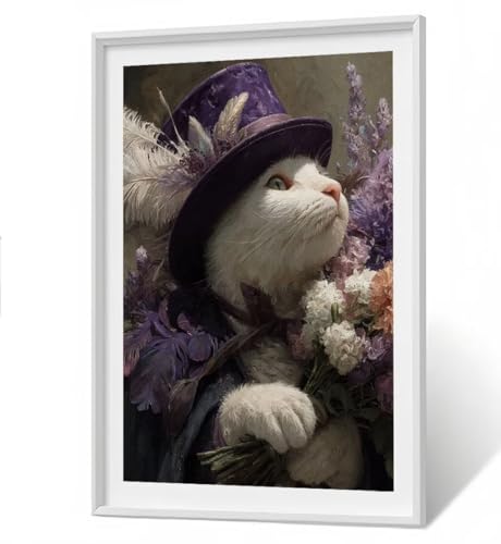 5D Diamant Painting Kit - Katze Diamond Painting Kinder DIY Set, Abstrakt Full Drill Bastelset für Erwachsene, Diamant Kunst Bilder Mosaic Stickerei für Home Wand Dekor 30x40 cm ZBSF268 5D Diamant Painting Kit - Katze Diamond Painting Kinder DIY Set, Abstrakt Full Drill Bastelset für Erwachsene, Diamant Kunst Bilder Mosaic Stickerei für Home Wand Dekor 30x40 cm ZBSF268 von ZHANGBINGSHENDIAN