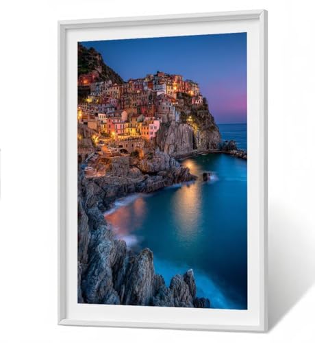 5D Diamant Painting Kit - Landschaft Diamond Painting Kinder DIY Set, Kleine Stadt Full Drill Bastelset für Erwachsene, Diamant Kunst Bilder Mosaic Stickerei für Home Wand Dekor 80x100 cm ZBSF348 5D Diamant Painting Kit - Landschaft Diamond Painting Kinder DIY Set, Kleine Stadt Full Drill Bastelset für Erwachsene, Diamant Kunst Bilder Mosaic Stickerei für Home Wand Dekor 80x100 cm ZBSF348 von ZHANGBINGSHENDIAN
