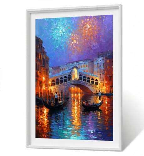Abstrakt Diamond Painting Kit Groß XXL 30x40 cm, 5D DlY Wasserstadt Diamant Painting Bilder Kinder Full drill Daiments Malerei Erwachsene, Diamond Art Mosaic Stickerei Bastelset Wand Dekor ZBSF250 Abstrakt Diamond Painting Kit Groß XXL 30x40 cm, 5D DlY Wasserstadt Diamant Painting Bilder Kinder Full drill Daiments Malerei Erwachsene, Diamond Art Mosaic Stickerei Bastelset Wand Dekor ZBSF250 von ZHANGBINGSHENDIAN
