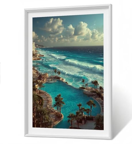 Landschaft Diamond Painting Erwachsene Groß XXL - Ozean 5D Full Drill Diamant Painting Bilder, DIY Mosaic Bastelset für Kinder und Erwachsene, Diamant Malerei Stickerei Home Decor 40x50cm ZBSF347 Landschaft Diamond Painting Erwachsene Groß XXL - Ozean 5D Full Drill Diamant Painting Bilder, DIY Mosaic Bastelset für Kinder und Erwachsene, Diamant Malerei Stickerei Home Decor 40x50cm ZBSF347 von ZHANGBINGSHENDIAN