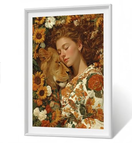 Löwe 5D Diamond Painting Erwachsene - Blume Full Drill Diamant Painting Kinder Bilder, DIY Mosaic Bastelset für Erwachsene, Diamant Malerei Stickerei Groß für Home Decor 40x50cm ZBSF279 Löwe 5D Diamond Painting Erwachsene - Blume Full Drill Diamant Painting Kinder Bilder, DIY Mosaic Bastelset für Erwachsene, Diamant Malerei Stickerei Groß für Home Decor 40x50cm ZBSF279 von ZHANGBINGSHENDIAN