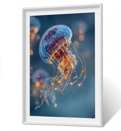 Qualle Diamond Painting Kit Groß XXL 80x100 cm, 5D DlY Meereslebewesen Diamant Painting Bilder Kinder Full drill Daiments Malerei Erwachsene, Diamond Art Mosaic Stickerei Bastelset Wand Dekor ZBSF330 Qualle Diamond Painting Kit Groß XXL 80x100 cm, 5D DlY Meereslebewesen Diamant Painting Bilder Kinder Full drill Daiments Malerei Erwachsene, Diamond Art Mosaic Stickerei Bastelset Wand Dekor ZBSF330 von ZHANGBINGSHENDIAN