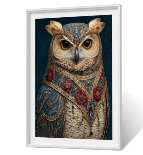 Tier Diamond Painting Erwachsene Groß XXL - Eule 5D Full Drill Diamant Painting Bilder, DIY Mosaic Bastelset für Kinder und Erwachsene, Diamant Malerei Stickerei Home Decor 60x80 cm ZBSF307 Tier Diamond Painting Erwachsene Groß XXL - Eule 5D Full Drill Diamant Painting Bilder, DIY Mosaic Bastelset für Kinder und Erwachsene, Diamant Malerei Stickerei Home Decor 60x80 cm ZBSF307 von ZHANGBINGSHENDIAN