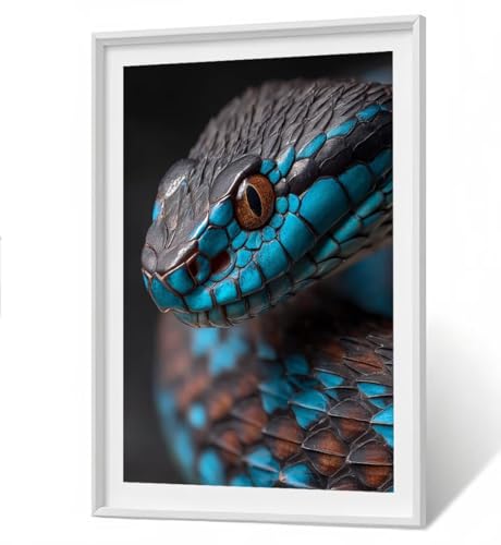 Tier Diamond Painting Erwachsene Groß XXL - Schlange 5D Full Drill Diamant Painting Bilder, DIY Mosaic Bastelset für Kinder und Erwachsene, Diamant Malerei Stickerei Home Decor 80x100 cm ZBSF337 Tier Diamond Painting Erwachsene Groß XXL - Schlange 5D Full Drill Diamant Painting Bilder, DIY Mosaic Bastelset für Kinder und Erwachsene, Diamant Malerei Stickerei Home Decor 80x100 cm ZBSF337 von ZHANGBINGSHENDIAN