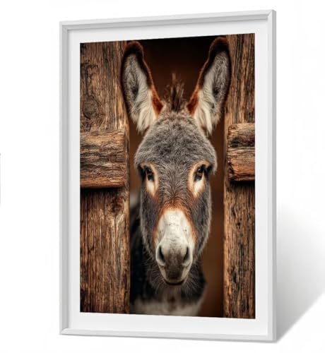 Tier Diamond Painting Kit Groß XXL 30x40 cm, 5D DlY Esel Diamant Painting Bilder Kinder Full drill Daiments Malerei Erwachsene, Diamond Art Mosaic Stickerei Bastelset Geschenk Wand Dekor ZBSF350 Tier Diamond Painting Kit Groß XXL 30x40 cm, 5D DlY Esel Diamant Painting Bilder Kinder Full drill Daiments Malerei Erwachsene, Diamond Art Mosaic Stickerei Bastelset Geschenk Wand Dekor ZBSF350 von ZHANGBINGSHENDIAN