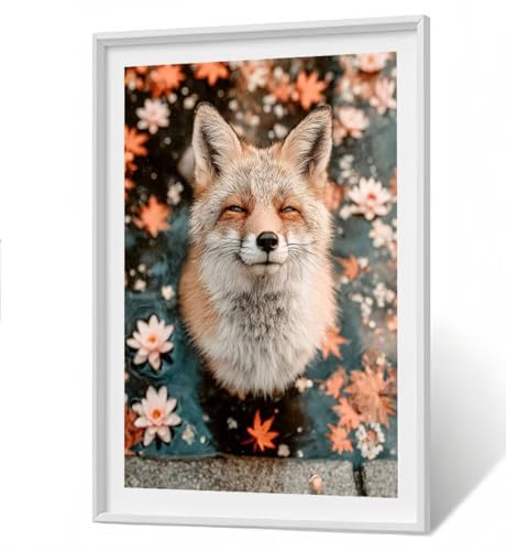 Tier Diamond Painting Kit Groß XXL 50 x 70 cm, 5D DlY Fuchs Diamant Painting Bilder Kinder Full drill Daiments Malerei Erwachsene, Diamond Art Mosaic Stickerei Bastelset Geschenk Wand Dekor ZBSF382 Tier Diamond Painting Kit Groß XXL 50 x 70 cm, 5D DlY Fuchs Diamant Painting Bilder Kinder Full drill Daiments Malerei Erwachsene, Diamond Art Mosaic Stickerei Bastelset Geschenk Wand Dekor ZBSF382 von ZHANGBINGSHENDIAN