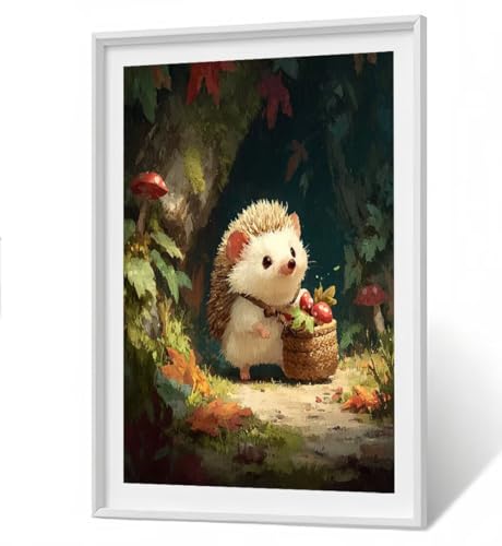 Tier Diamond Painting Kit Groß XXL 50 x 70 cm, 5D DlY Igel Diamant Painting Bilder Kinder Full drill Daiments Malerei Erwachsene, Diamond Art Mosaic Stickerei Bastelset Geschenk Wand Dekor ZBSF360 Tier Diamond Painting Kit Groß XXL 50 x 70 cm, 5D DlY Igel Diamant Painting Bilder Kinder Full drill Daiments Malerei Erwachsene, Diamond Art Mosaic Stickerei Bastelset Geschenk Wand Dekor ZBSF360 von ZHANGBINGSHENDIAN