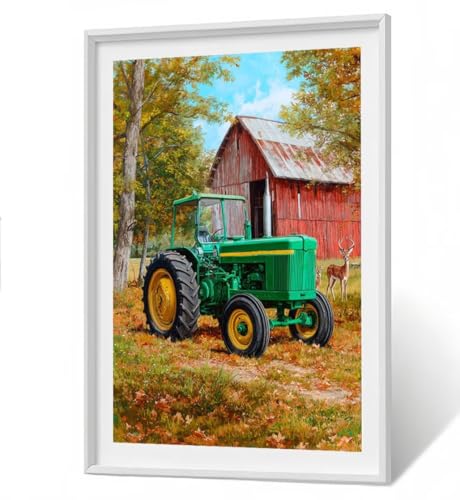 Traktor Diamond Painting Kit Groß XXL 60x80 cm, 5D DlY Landschaft Diamant Painting Bilder Kinder Full drill Daiments Malerei Erwachsene, Diamond Art Mosaic Stickerei Bastelset Wand Dekor ZBSF392 Traktor Diamond Painting Kit Groß XXL 60x80 cm, 5D DlY Landschaft Diamant Painting Bilder Kinder Full drill Daiments Malerei Erwachsene, Diamond Art Mosaic Stickerei Bastelset Wand Dekor ZBSF392 von ZHANGBINGSHENDIAN