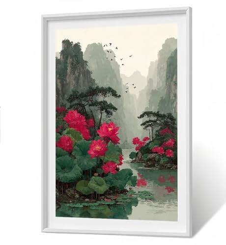 ZHANGBINGSHENDIAN 5D DIY Diamond Painting Set - Blume Diamant Painting Kinder, Berg Full Drill Bastelset für Erwachsene, Diamant Kunst Bilder Mosaic Stickerei für Home Wand Dekor 40x50cm ZBSF346 ZHANGBINGSHENDIAN 5D DIY Diamond Painting Set - Blume Diamant Painting Kinder, Berg Full Drill Bastelset für Erwachsene, Diamant Kunst Bilder Mosaic Stickerei für Home Wand Dekor 40x50cm ZBSF346 von ZHANGBINGSHENDIAN