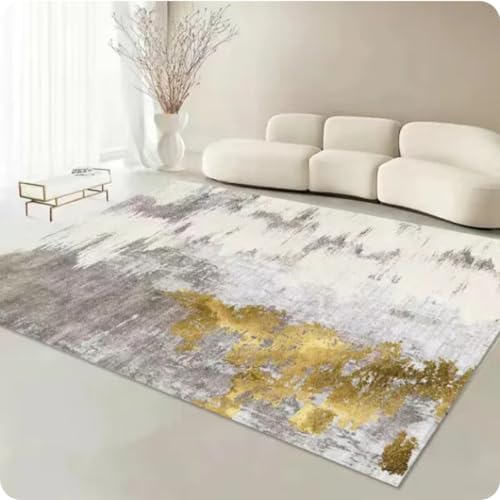 ZHANGCHENG Teppich Für Wohnzimmer, Nordischer Abstrakter Teppich, Teppiche Für Schlafzimmer, Heimdekoration, Schlafzimmer, Nachttisch, Fußmatte 160X230CM von ZHANGCHENG