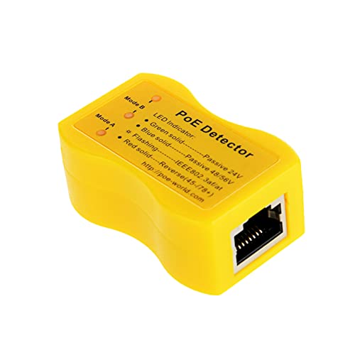 ZHANGQING PoE Detector Ethernet Cable Detector Tester for Method & Ungefähre Spannung von PoE Switch, PoE Detector Tool Bewerben Sie sich für Passiv Injektor 802.3af/802.3at/802.3bt 568A 568B ZHANGQING PoE Detector Ethernet Cable Detector Tester for Method & Ungefähre Spannung von PoE Switch, PoE Detector Tool Bewerben Sie sich für Passiv Injektor 802.3af/802.3at/802.3bt 568A 568B von ZHANGQING