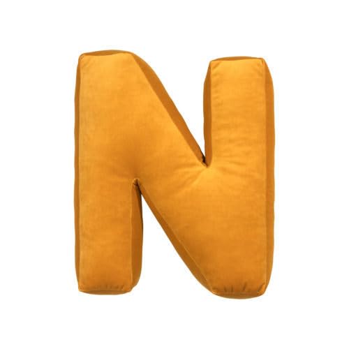 ZHANGXIAOMIN Buchstaben Kissen Aus Samt Niedliche,Plüsch Wurfkissen Englisches Kuschelkissen Alphabet Kissen Zimmer Dekorative Buchstabenkissen Für Schlafzimmer Sofa Bett Boden Auto Wohnzimmer (N) von ZHANGXIAOMIN